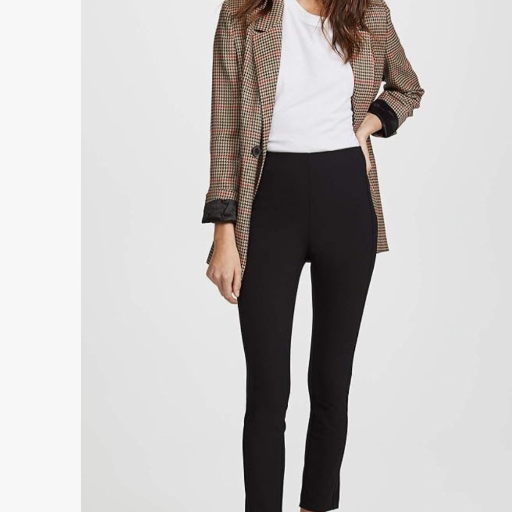 Rag and Bone Stretch Zipper at Back Black Size 2